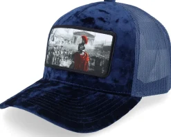 Trucker | Velvet Caps-Calza Pennello Spartan King Velvet /Black A-Frame Trucker - Green