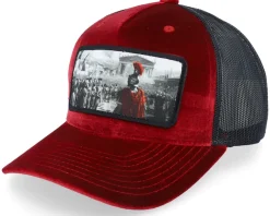 Trucker-Calza Pennello Spartan King Velvet /Black A-Frame Trucker - Red