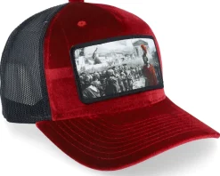 Trucker-Calza Pennello Spartan King Velvet /Black A-Frame Trucker - Red