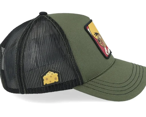 Trucker-Capslab Speedy Gonzales Black/Dark Green/Black A-Frame Trucker -