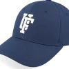 Adjustable-Upfront Spinback Low Crown Baseball Dark Navy White Adjustable -