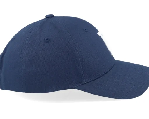 Adjustable-Upfront Spinback Low Crown Baseball Dark Navy White Adjustable -