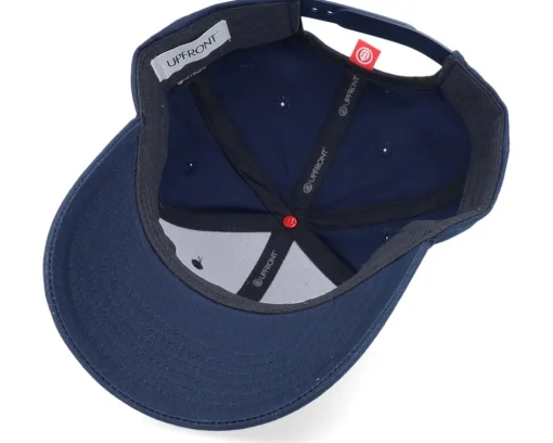 Adjustable-Upfront Spinback Low Crown Baseball Dark Navy White Adjustable -