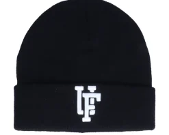 Cuff Beanies | Kids-Upfront Spinback Recycled Youth Beanie Black/White -