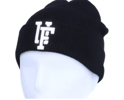Cuff Beanies | Kids-Upfront Spinback Recycled Youth Beanie Black/White -