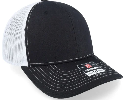 Fashion Richardson 112 Split /White Trucker - Black