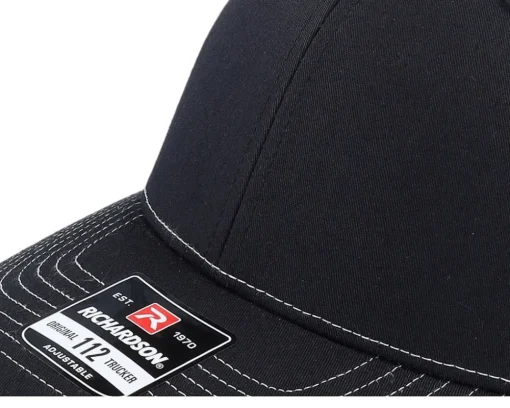 Fashion Richardson 112 Split /White Trucker - Black