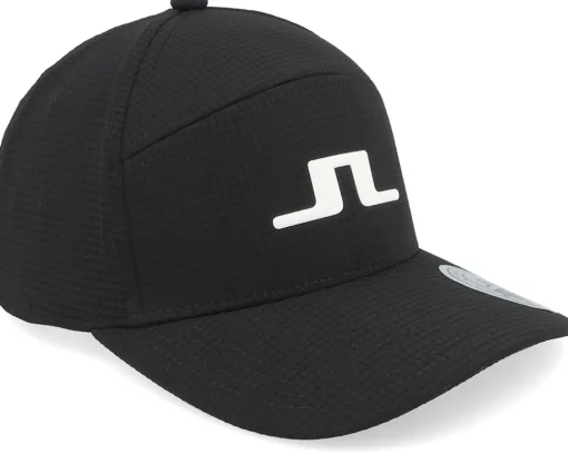 Outlet J.Lindeberg Split Cap Black Adjustable -