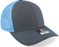 Trucker-Richardson 112 Split Charcoal/Columbia Blue Trucker - Grey