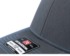 Trucker-Richardson 112 Split Charcoal/Columbia Blue Trucker - Grey