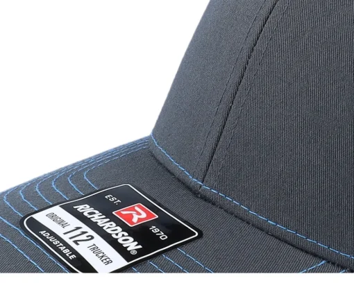 Trucker-Richardson 112 Split Charcoal/Columbia Blue Trucker - Grey