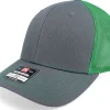 Sale Richardson 112 Split Charcoal/Kelly Trucker - Grey