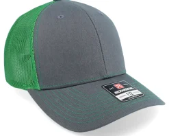 Sale Richardson 112 Split Charcoal/Kelly Trucker - Grey