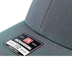 Sale Richardson 112 Split Charcoal/Kelly Trucker - Grey