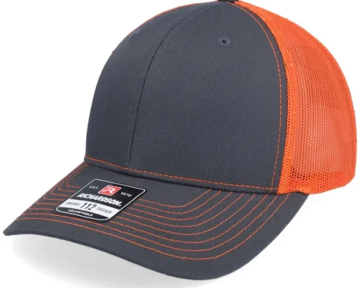 Blanks-Richardson 112 Split Charcoal/Orange Trucker - Grey