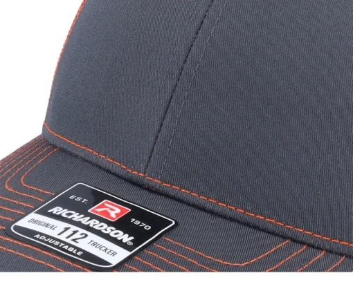 Blanks-Richardson 112 Split Charcoal/Orange Trucker - Grey