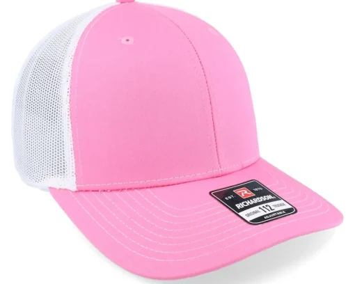Blanks-Richardson 112 Split Hot /White Trucker - Pink