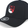 Hot Bearded Man Split Logo R/W Black Flexfit -