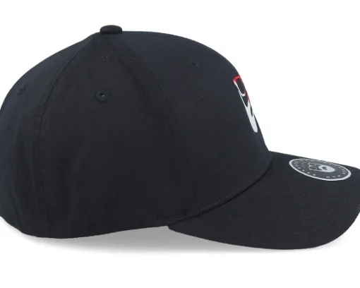 Hot Bearded Man Split Logo R/W Black Flexfit -