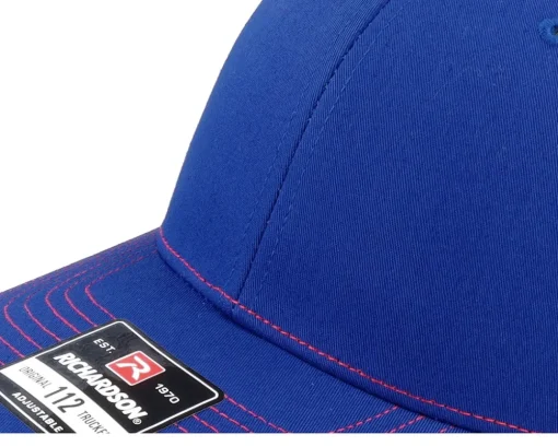 New Richardson 112 Split Royal/Red Trucker - Blue