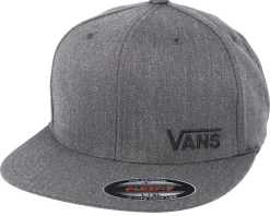 Fitted-Vans Splitz Heather Charcoal Fitted -