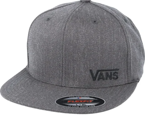 Fitted-Vans Splitz Heather Charcoal Fitted -
