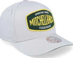 Adjustable-Mitchell & Ness Sporting Pro Crown Grey/Green A-Frame Adjustable -