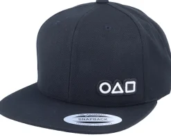 Snapback-Scenes Squid Guard Icons Patch Left Black Snapback -