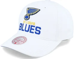Sale Mitchell & Ness St. Louis Blues All In Pro Adjustable - White