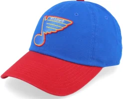 Dad Cap-American Needle St. Louis Blues Blue Line Royal/Red Dad Cap -