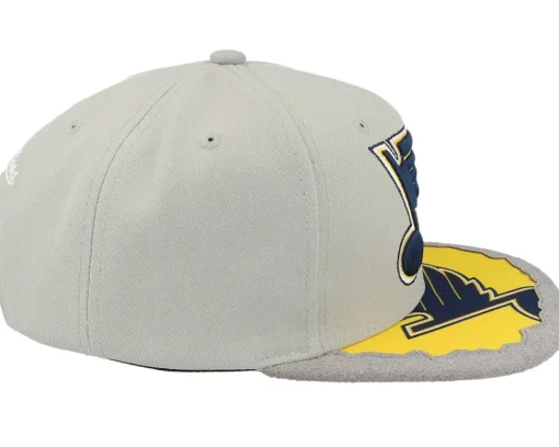 Sale Mitchell & Ness St. Louis Blues Munch Time Vintage Snapback - Grey