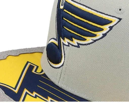 Sale Mitchell & Ness St. Louis Blues Munch Time Vintage Snapback - Grey
