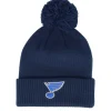 Outlet Adidas St. Louis s NHL Cuffed Beanie Navy Pom - Blue