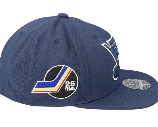 Discount Mitchell & Ness St. Louis Blues Vintage Blue Fitted -