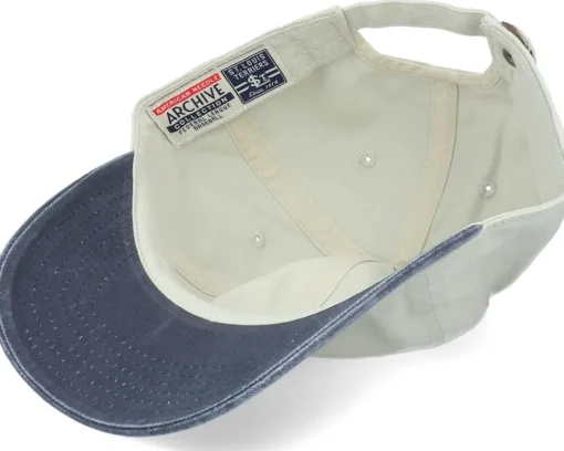 Online American Needle St: Louis Terriers Archive Stone & Khaki/Navy Dad Cap -