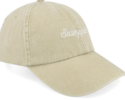 Dad Cap-Iconic Stamppot Vintage Washed Khaki Dad Cap -