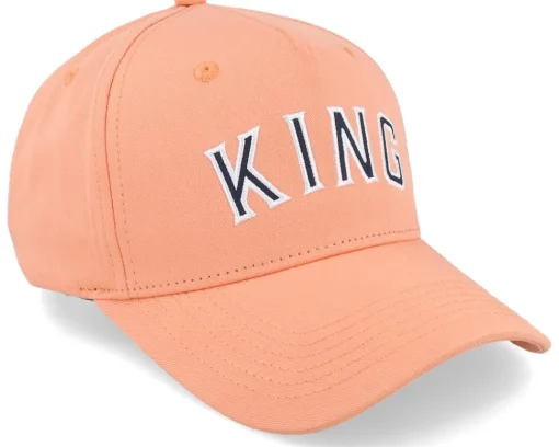 Adjustable-King Apparel Staple Curved Peak Coral Adjustable - Pink