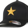 Fashion Iconic Star Black/Gold Flexfit -