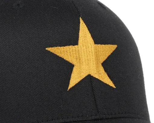 Fashion Iconic Star Black/Gold Flexfit -