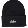 Skate-Etnies Stencil Beanie Black Cuff -
