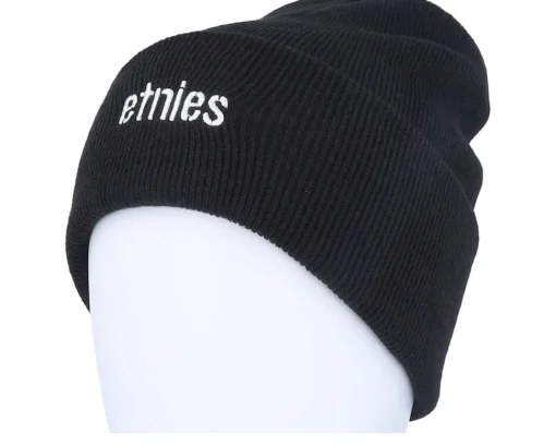 Skate-Etnies Stencil Beanie Black Cuff -