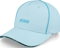 Online King Apparel Stepney Curved Peak Cap Sky Blue Adjustable -