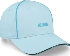 Online King Apparel Stepney Curved Peak Cap Sky Blue Adjustable -
