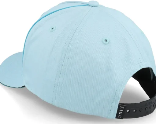 Online King Apparel Stepney Curved Peak Cap Sky Blue Adjustable -