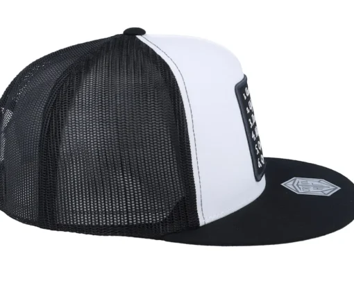 Trucker-Critiql Hit Steps Of Magic Patch White/Black A-Frame Trucker -
