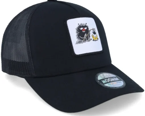 Trucker-Moomin Stinky Camping Black Trucker -
