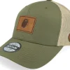 Trucker-Moomin Stinky Engraved Patch /Khaki Trucker - Green