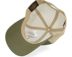 Trucker-Moomin Stinky Engraved Patch /Khaki Trucker - Green