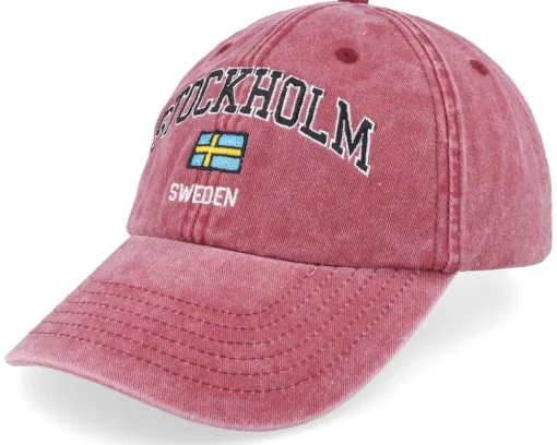 Dad Cap-Iconic Stockholm Sweden Washed Dad Cap - Green