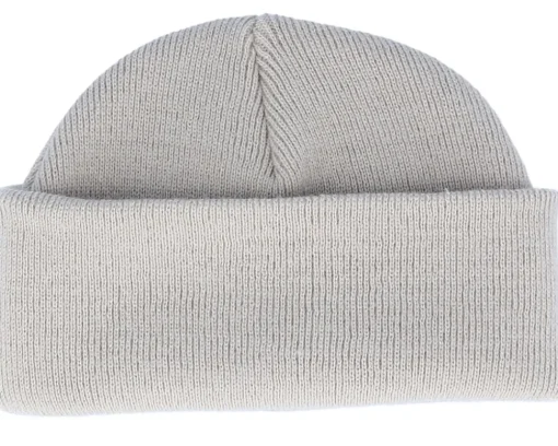 Short Beanies-Beechfield Stone Short Blank Beanie -